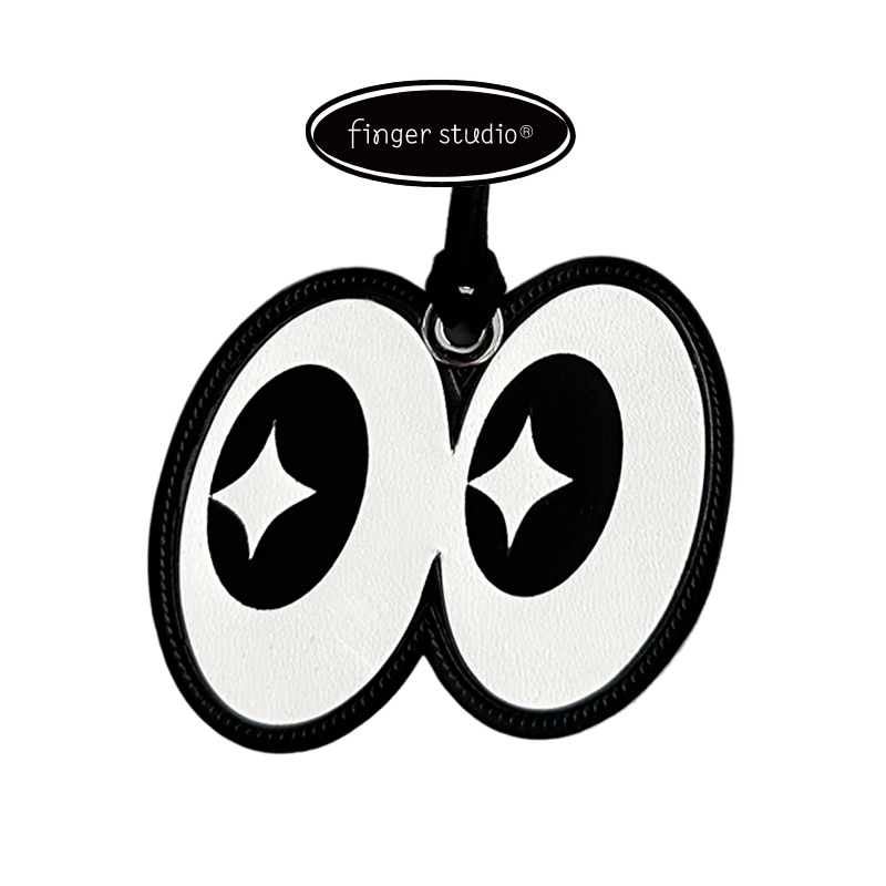 Fingerstudio Big Eyes Leather Pendant