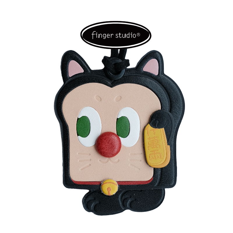 Fingerstudio Get Rich Bag Pendant Ingot God of Wealth Lucky Cat Horn Bag Pendant