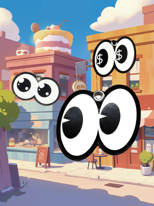 Fingerstudio Big Eyes Leather Pendant