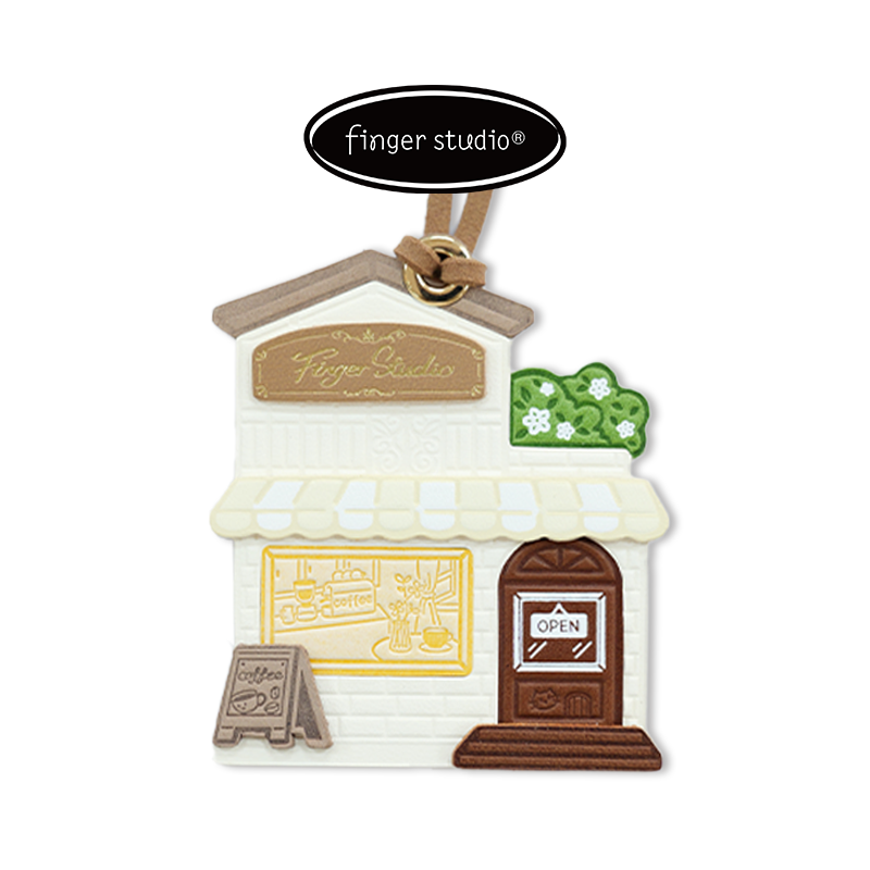 Fingerstudio New Coffee Series Pendant Leather Bag Pendant